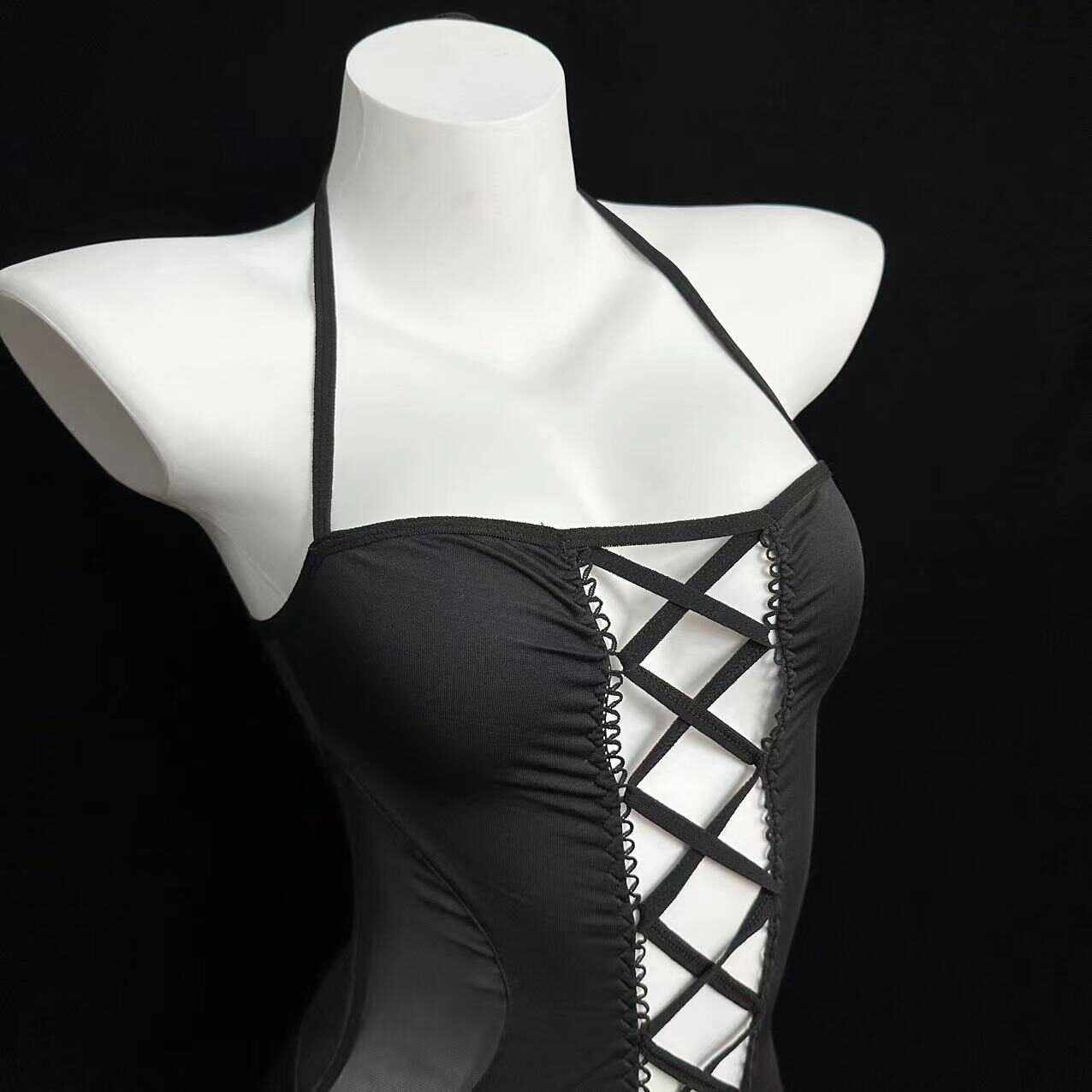 火烧岛 性感内衣绑带连体挂脖可内搭套装,淘宝优惠券,粉丝福利购,淘宝优惠卷