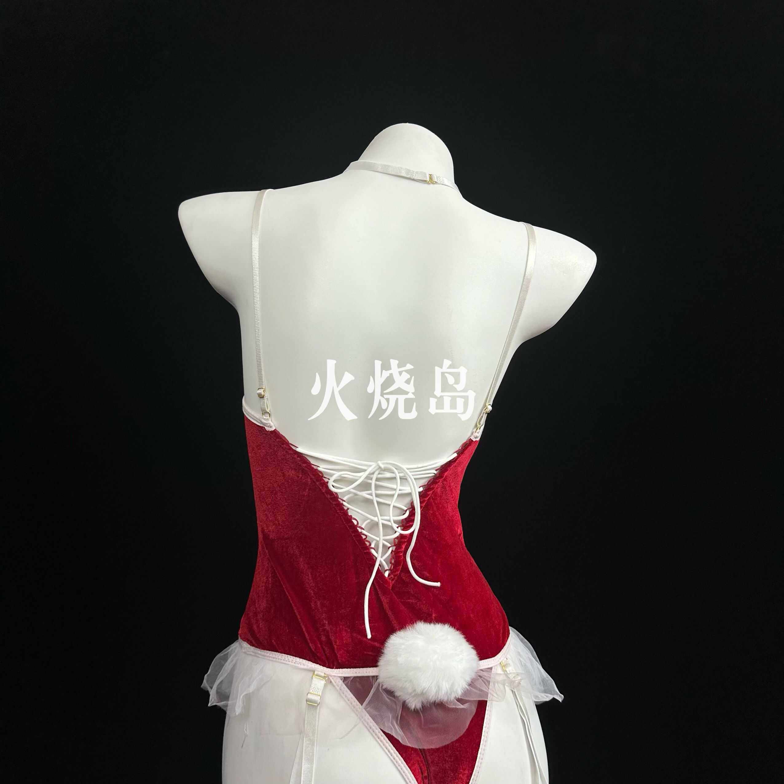 火烧岛 性感内衣俏皮丝绒圣诞兔女郎纯欲连体套装,淘宝优惠券,粉丝福利购,淘宝优惠卷