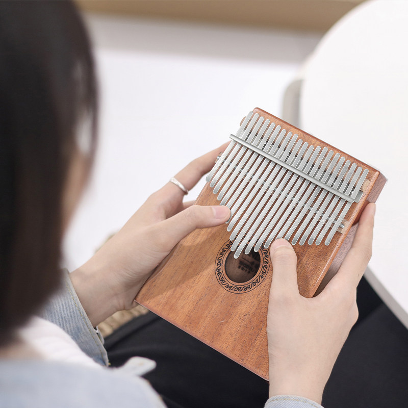 安德鲁拇指琴卡林巴琴17音初学者闭眼弹乐器(品牌年底甩货)实木,淘宝优惠券,粉丝福利购,淘宝优惠卷