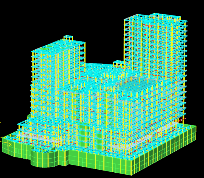 CAD代画施工图建筑设计钢结构厂房加建夹层加固结构计算书验算-图2