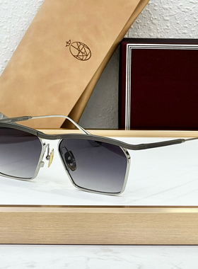 JACQUES JMM BRESSON纯钛双圈电镀六边形太阳镜男女个性眉架墨镜