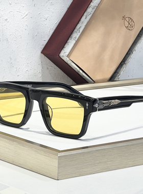 新版JMM LARAMIE复古绿松石雷鸟徽章金色箭头方框太阳镜墨镜男