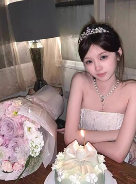 水晶公主皇冠头饰女十八岁发箍