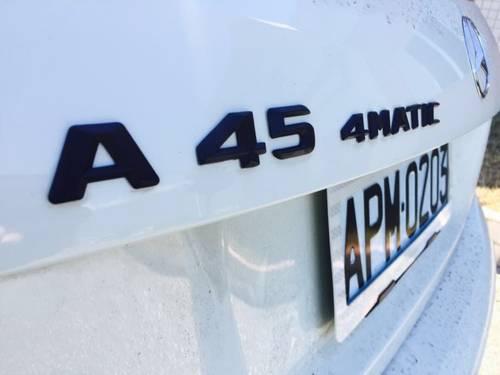 新BENZ奔驰车标A45 A180 A250 A200L侧标尾标改转车标4MATIC AMG-图0