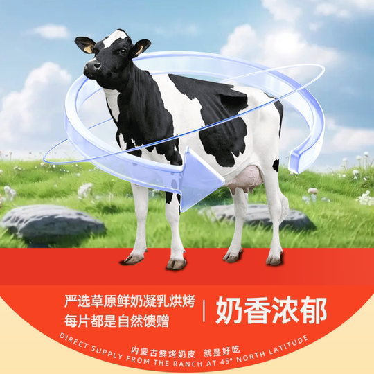 小奶花高钙奶脆脆110g/罐内蒙古奶皮子奶制品
