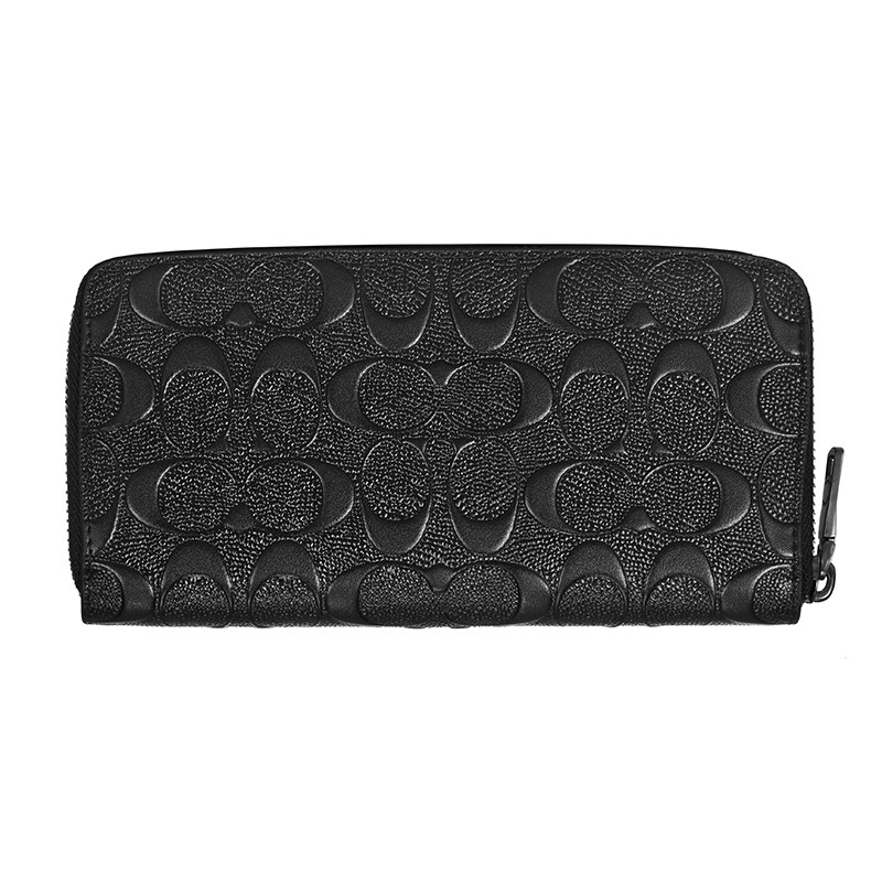 coach /蔻驰浮雕长款男士男钱包 EUROSPIN海外钱包