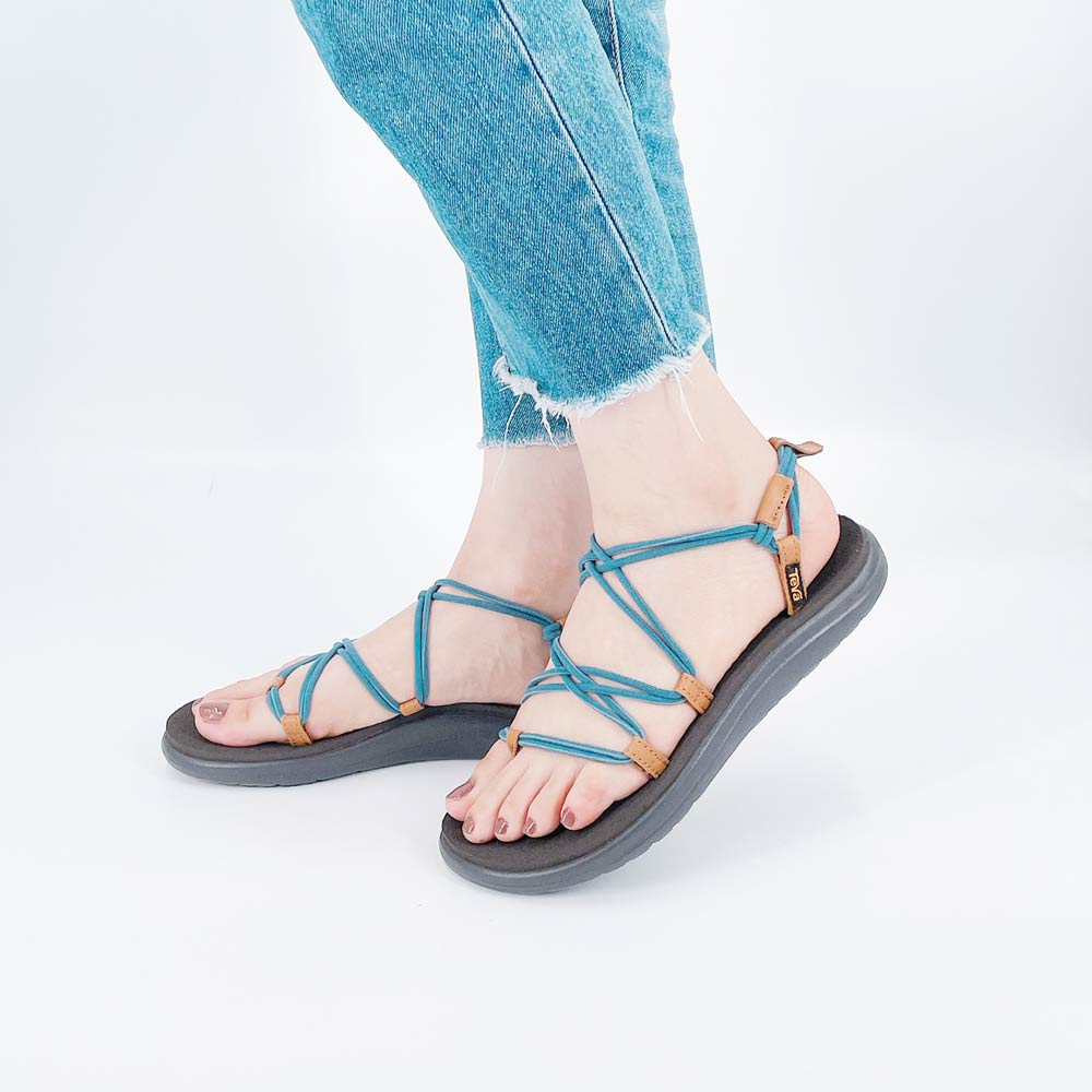 TEVA VOYA INFINITY女子街头休闲交叉绑带轻量凉鞋 1019622-图0