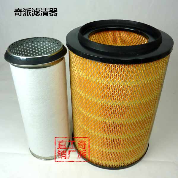 K2433空气滤芯南骏D300福田欧曼ETX3奇兵135欧曼先锋华菱之星空滤 - 图0