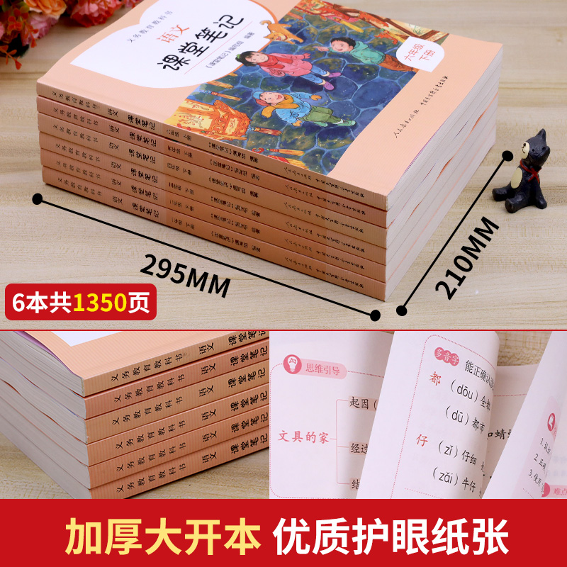 四年级下册语文课堂笔记 课前预习单二年级下一34三五六年级人教版部编版正版2022春 小学生三年老师推荐课后复习人民教育出版社 - 图3