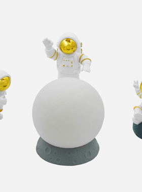 績攸社塑料轻奢ins风宇航员摆件