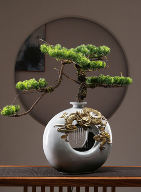 龙凤呈祥百年好合两边陶瓷礼物