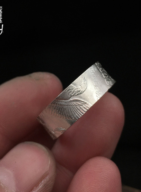 银创s925摩根币高桥吾郎个性手镯