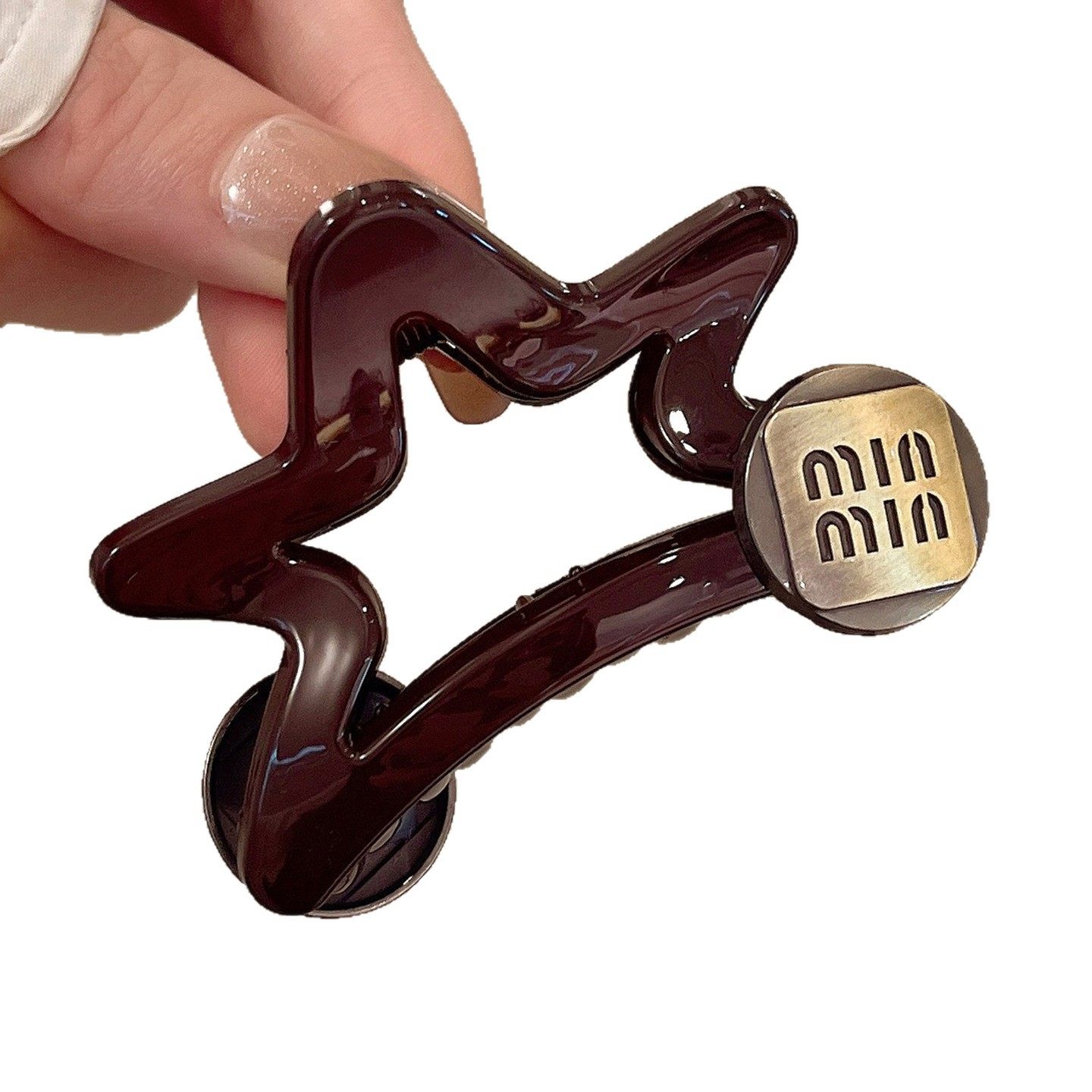 金标五角星高马尾抓夹女感2025新款夹子头饰发夹后脑勺鲨鱼夹,淘宝优惠券,粉丝福利购,淘宝优惠卷