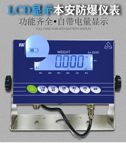 FAYA防爆仪表电子秤/304不锈钢秤架/本安型落地台秤称重化工磅称 - 图2