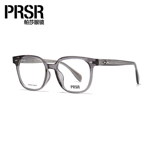 帕莎2024年新款光学镜黑框配近视方圆形眼睛PA75001素颜帕沙眼镜 - 图0