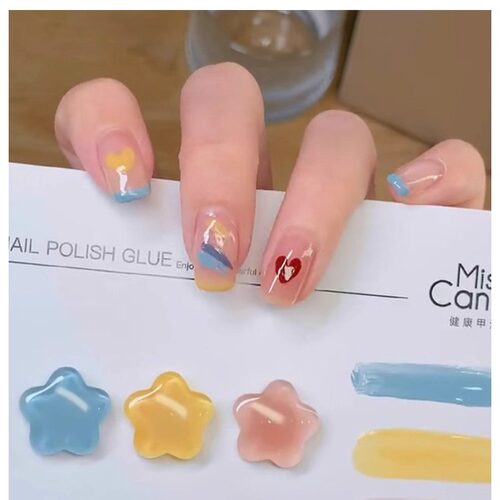 MissCandy指甲油可剥可撕拉免烤快干持久2026年新款套装3瓶美甲店 - 图3