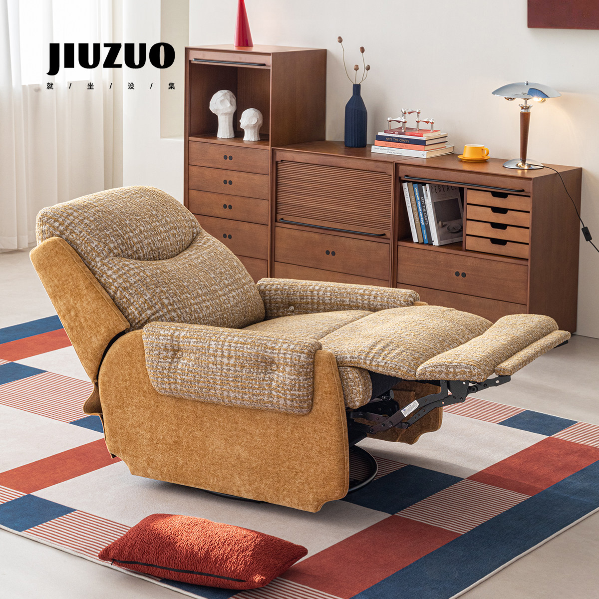 就坐设集 布艺沙发椅客厅多功能单椅客厅电动休闲椅家用躺椅,淘宝优惠券,粉丝福利购,淘宝优惠卷