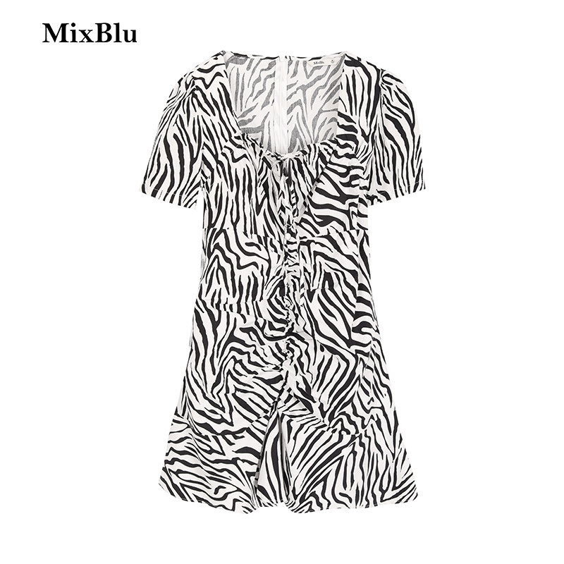 mixblu2021夏季新款伊芙丽连衣裙 MixBlu连衣裙