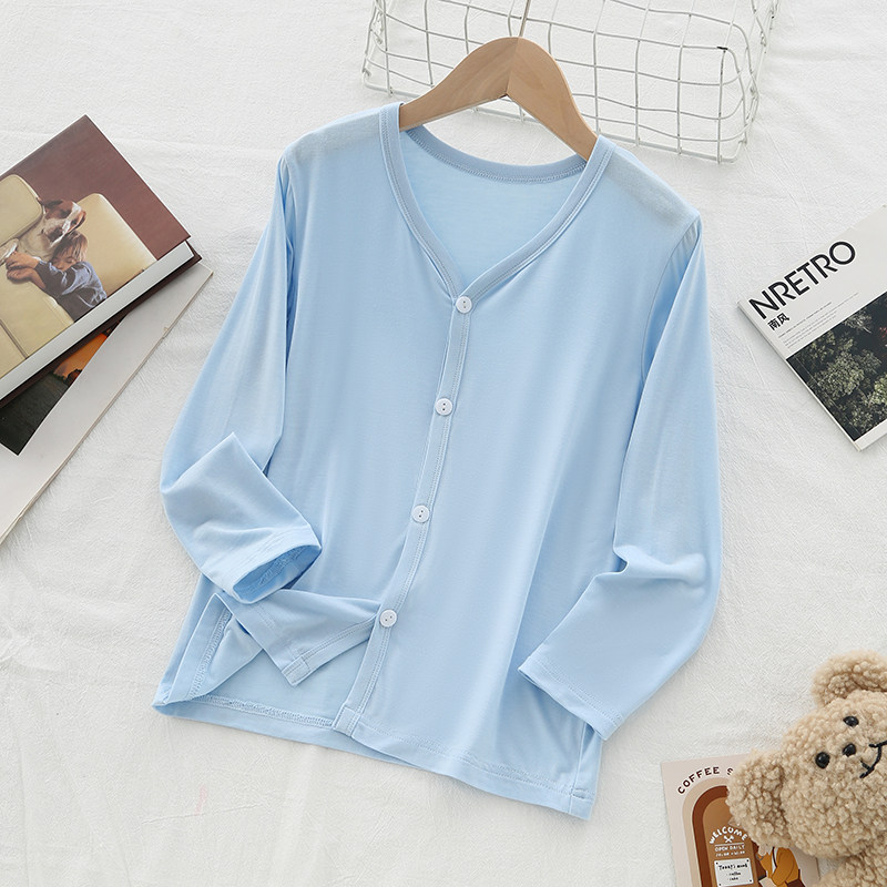 这件好舒服！儿童莫代尔空调服女孩防晒衣女童春夏季薄款开衫男童,淘宝优惠券,粉丝福利购,淘宝优惠卷