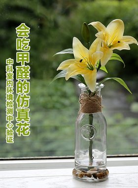 手感去甲醛家居客厅摆件假花