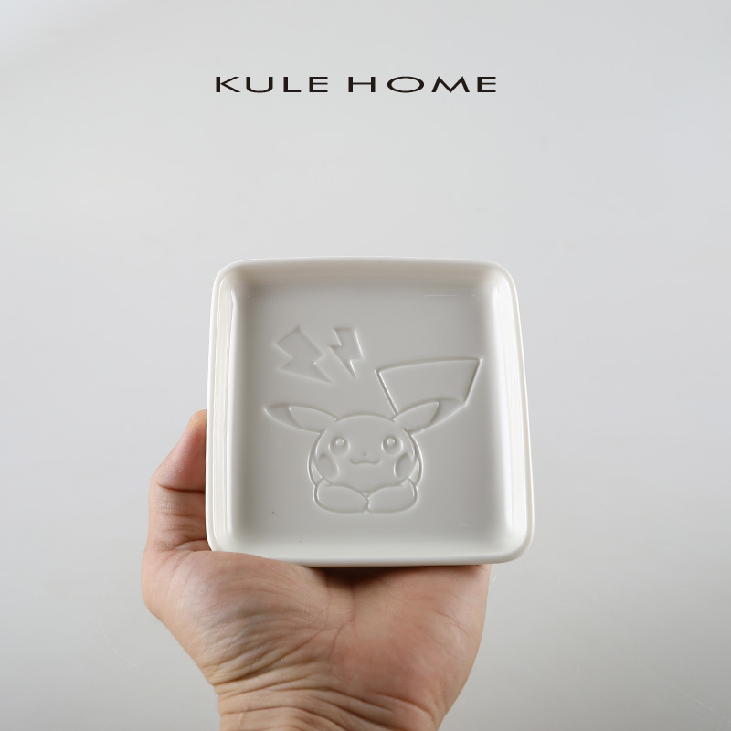 KULE HOME 肥皂碟北欧香皂盒轻奢风陶瓷家用皂碟浴室卫生间创意 - 图3