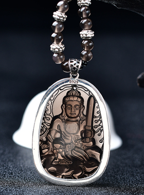 925银兵种黑曜石本命佛文殊