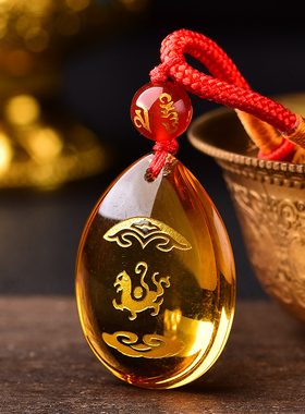 2026年生肖虎凤麟泽希吊坠紫檀木属虎平地青云项链喜柿连猪钥匙扣