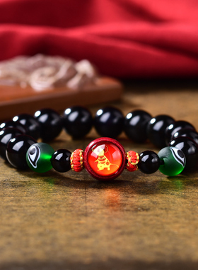 秘术吉阁属鼠辅祥吉瑞手链生肖鼠吉祥物饰品转运珠手串