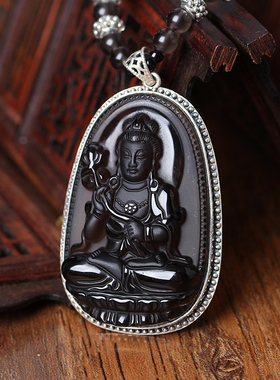 天然冰种生肖本命佛守护神吊坠