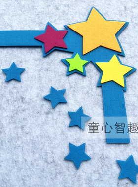 通用边框环创无纺布花边主题墙贴
