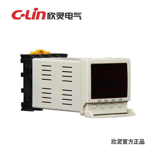 欣灵牌正反转控制器HHD7-F AC220V含底座 双排显示 1S-99M59S可调 - 图1