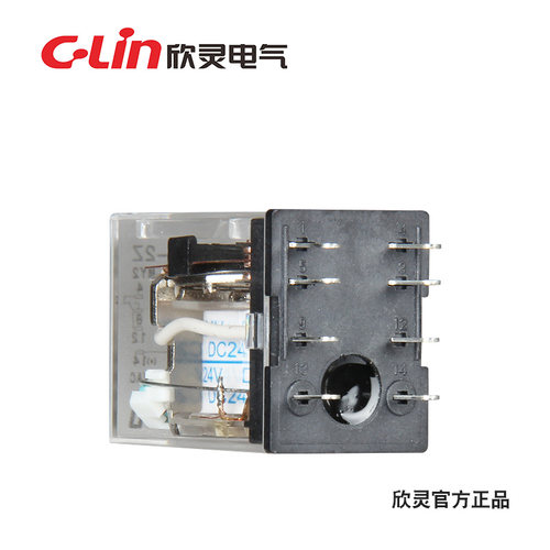 欣灵牌HHC68B-2Z/HH52PL/MY2NJ 带灯DC24V/DC12V/DC6V中间继电器 - 图2