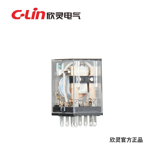 欣灵牌HHC68B-2Z/HH52PL/MY2NJ 带灯DC24V/DC12V/DC6V中间继电器 - 图0