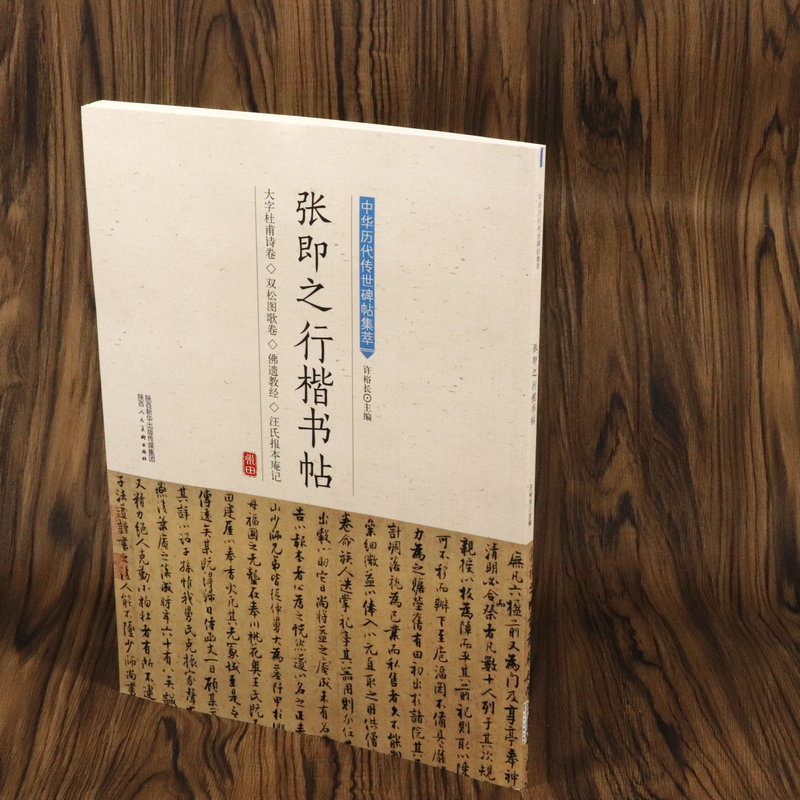 【正版】张即之行楷书帖中华历代传世碑帖集萃繁体旁注张即之大字毛笔字帖汪氏报本庵记书法临摹书籍 - 图0