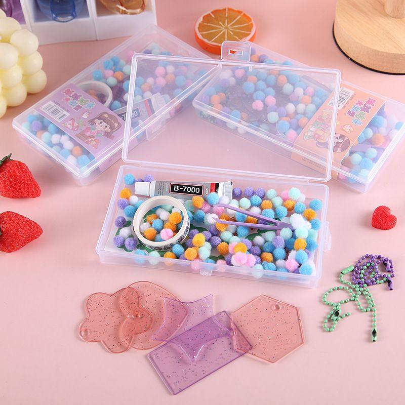 儿童创意毛球咕卡贴纸带胶咕卡盘套装手账礼盒装可爱小礼品,淘宝优惠券,粉丝福利购,淘宝优惠卷