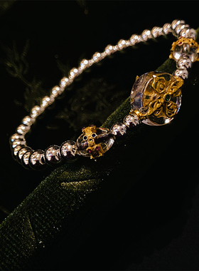 杭庄家居原创 设计师限量版925银珠手链小众精致高级感手饰 仅1串