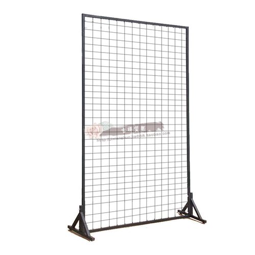 货架铁网格网架铁丝网展示网格幼儿园作品置物架收纳铁艺网格挂钩 - 图3