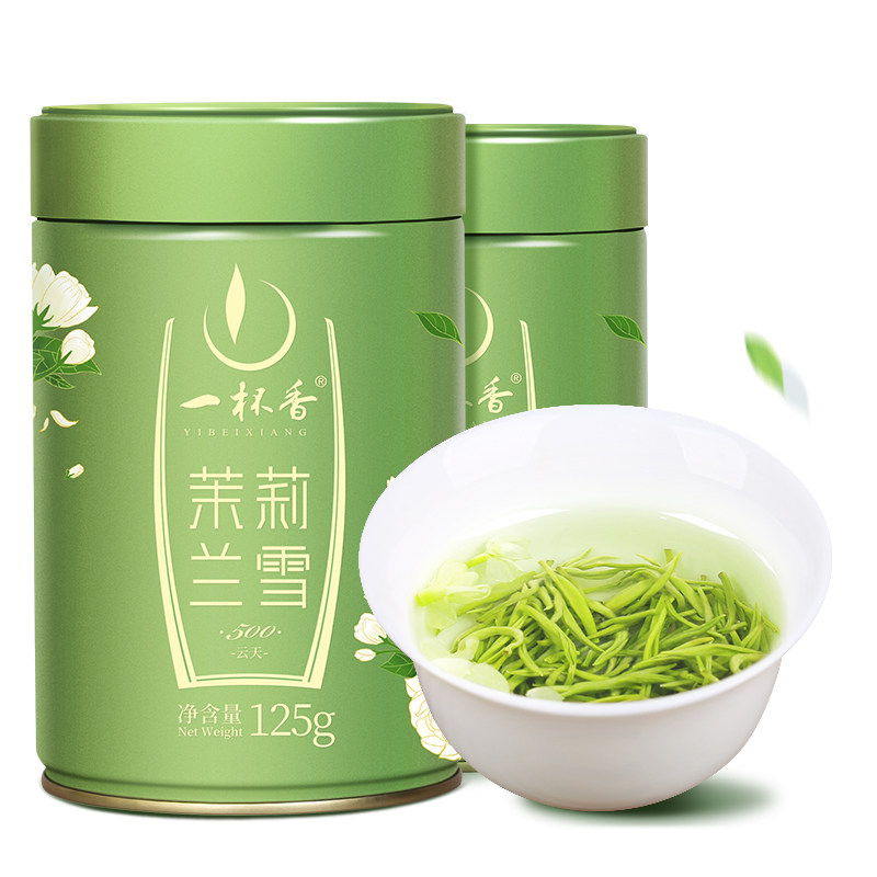  一杯香茉莉花茶