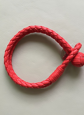欧美风真皮女士编织情侣潮流手环