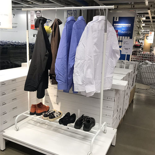 宜家IKEA 丽加 晒衣架挂衣架升降式落地衣架丽加晒衣架伸缩式落地 - 图1