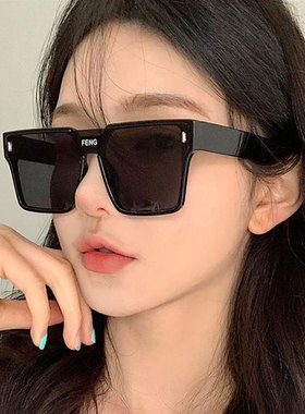 个性连体大框防风墨镜女时尚潮流