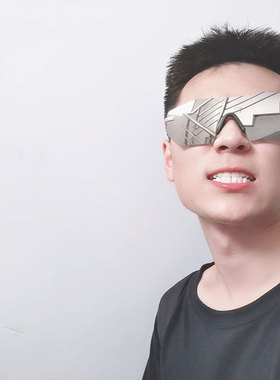 无框一体式男女士个性网红墨镜潮