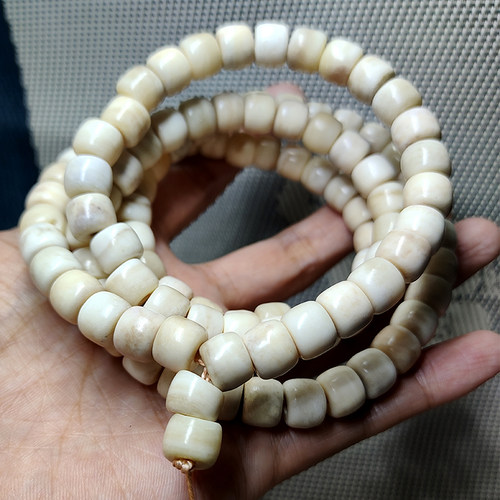 骆驼骨手串佛珠手链108颗念珠男士盘玩手持文玩饰品挂链骨头手串 - 图3