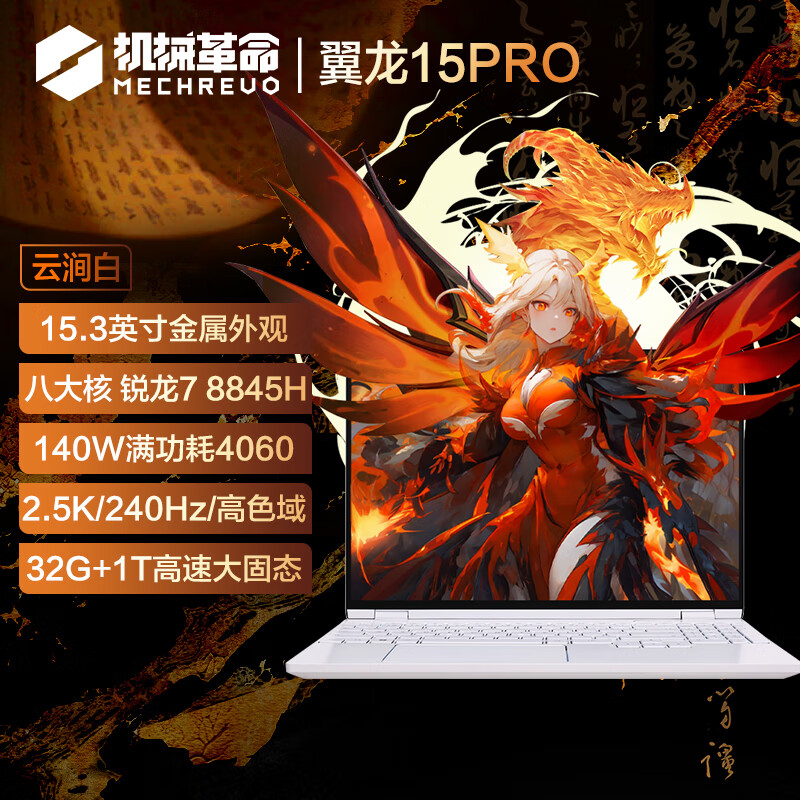 MECHREVO（电子） 机械革命 蛟龙 AMD翼龙15Pro 全新笔记本电脑