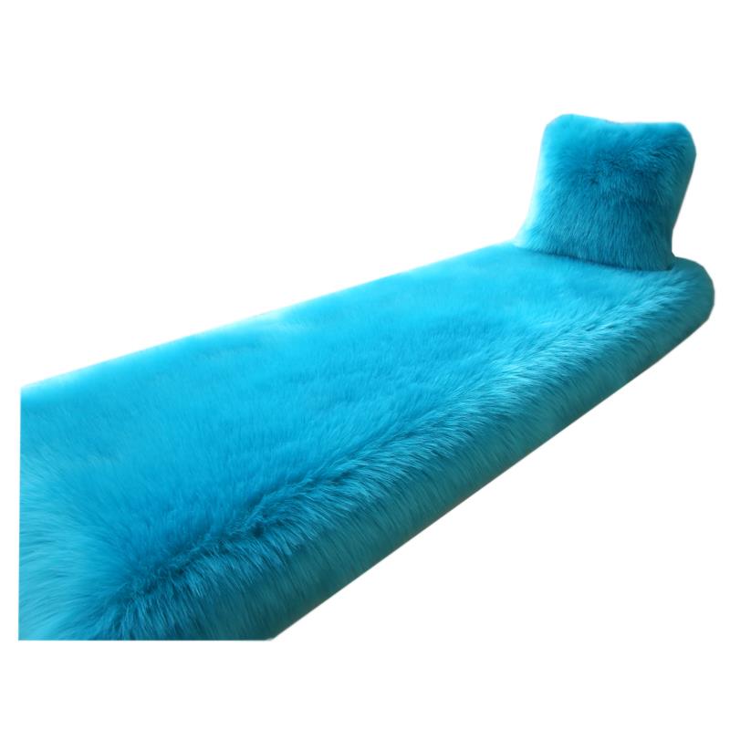 加厚长毛绒飘窗垫窗台垫阳台榻榻米网红卧室床边垫子四季款可定做-图3