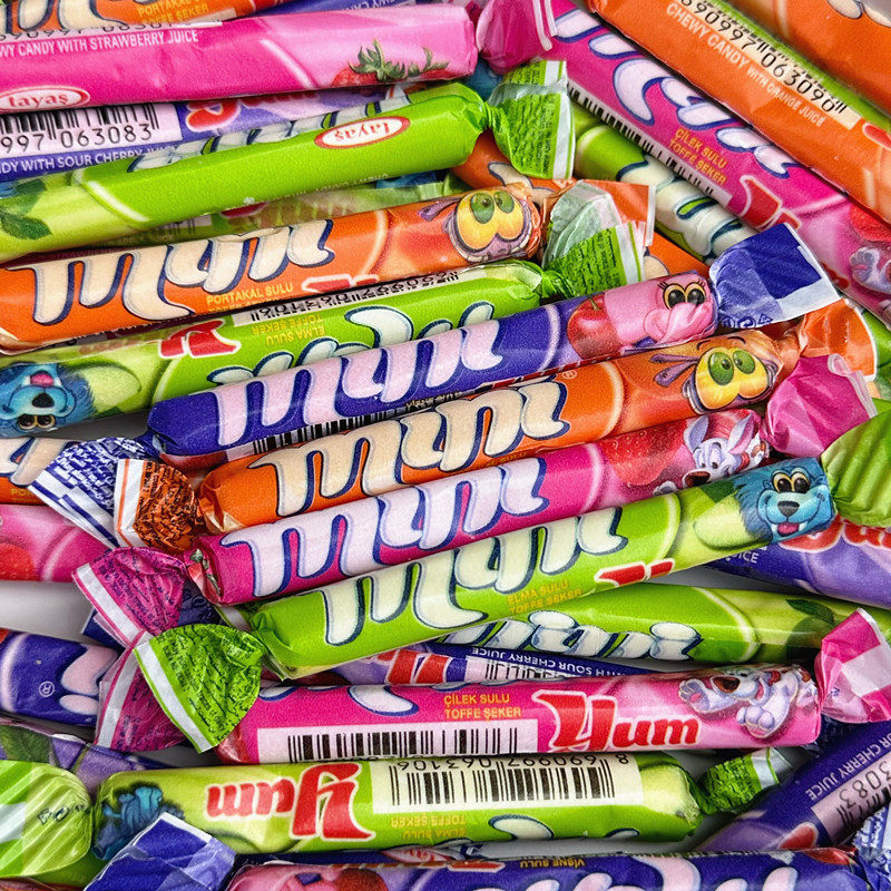 土耳其原装进口tayas迷你水果味奶条果汁糖果草莓樱桃苹果橙零食,淘宝优惠券,粉丝福利购,淘宝优惠卷