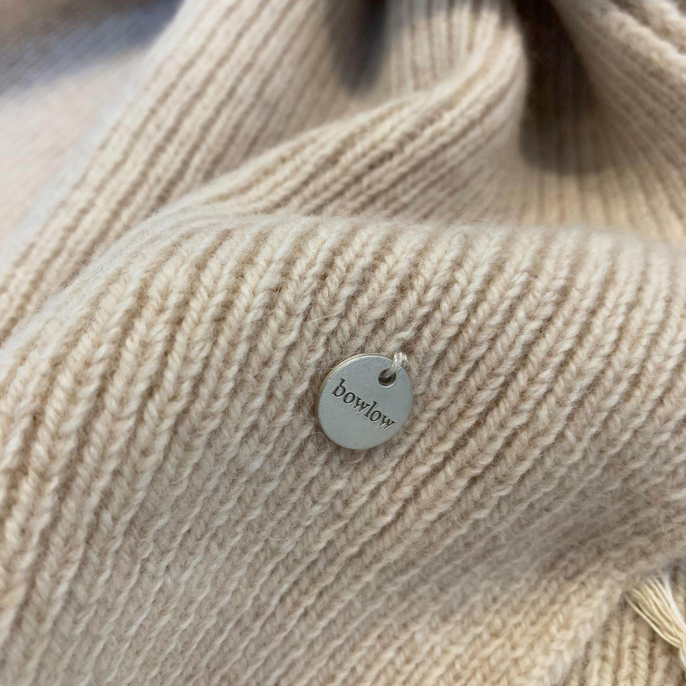 加厚兔绒混纺围巾女秋冬季2025新款韩版时尚洋气百搭软糯情侣围脖 - 图0