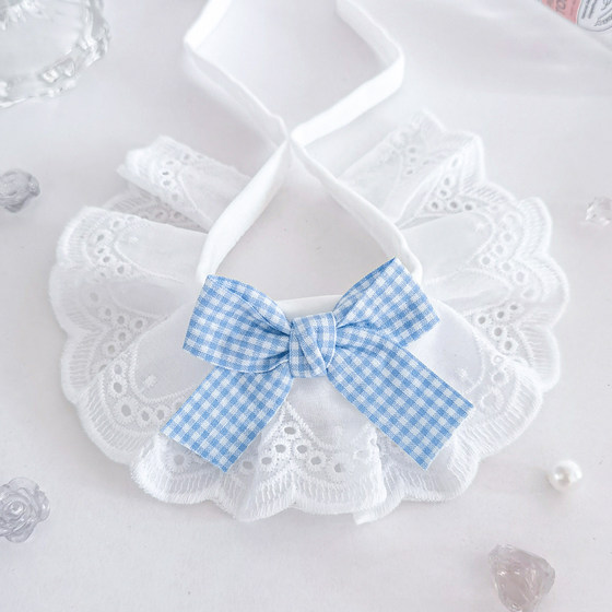 Cute cat collar collar bib bib pet dog bib kitten ragdoll cat small decorations dress up accessories