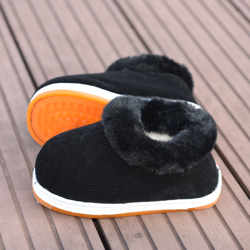 儿童加绒加厚冬季手工棉鞋女 3-5-7岁男孩子千层防滑软底室内保暖,淘宝优惠券,粉丝福利购,淘宝优惠卷