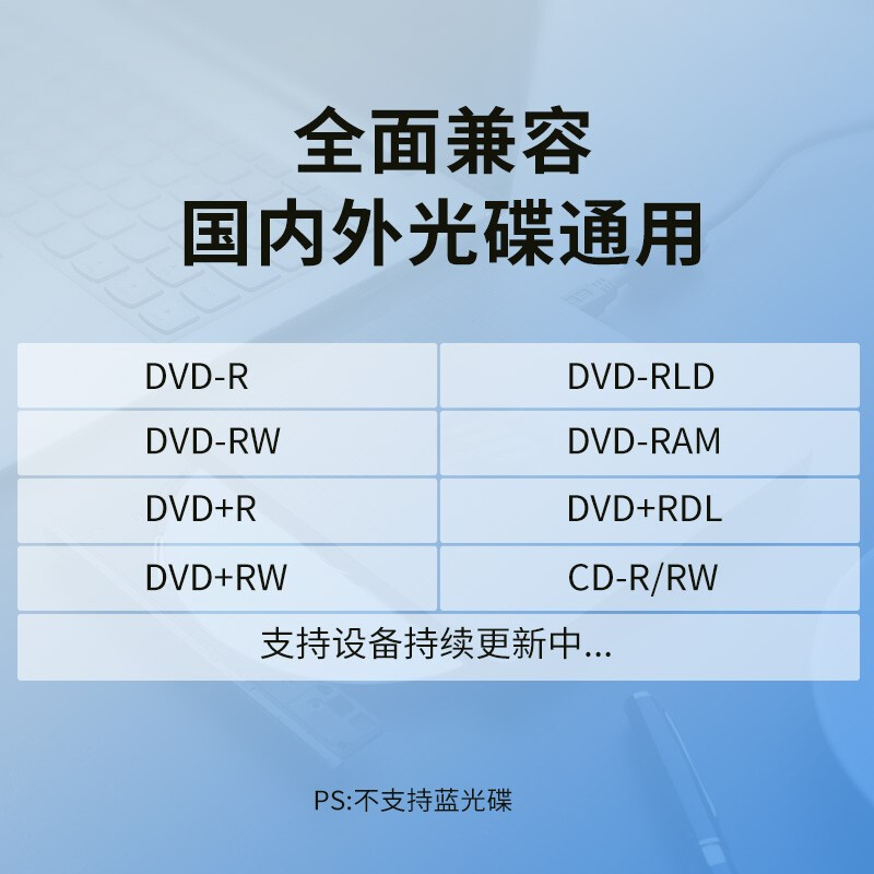 HP惠普外置光驱DVD-RW刻录机光驱USB台式机笔记本电脑外接CD光盘 - 图0